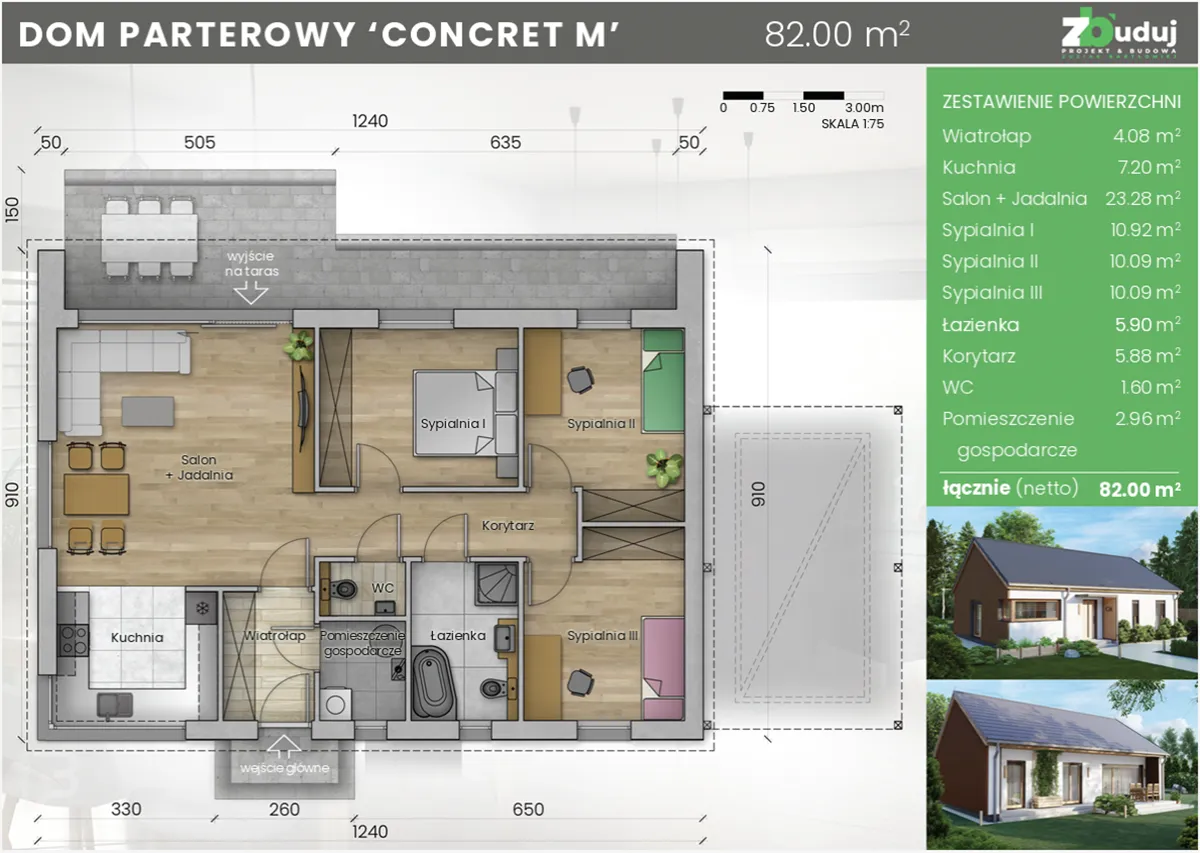 Nowa karta projektu Concret M