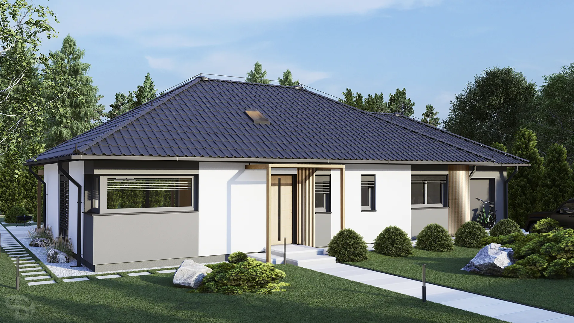 projekt domu concret multi