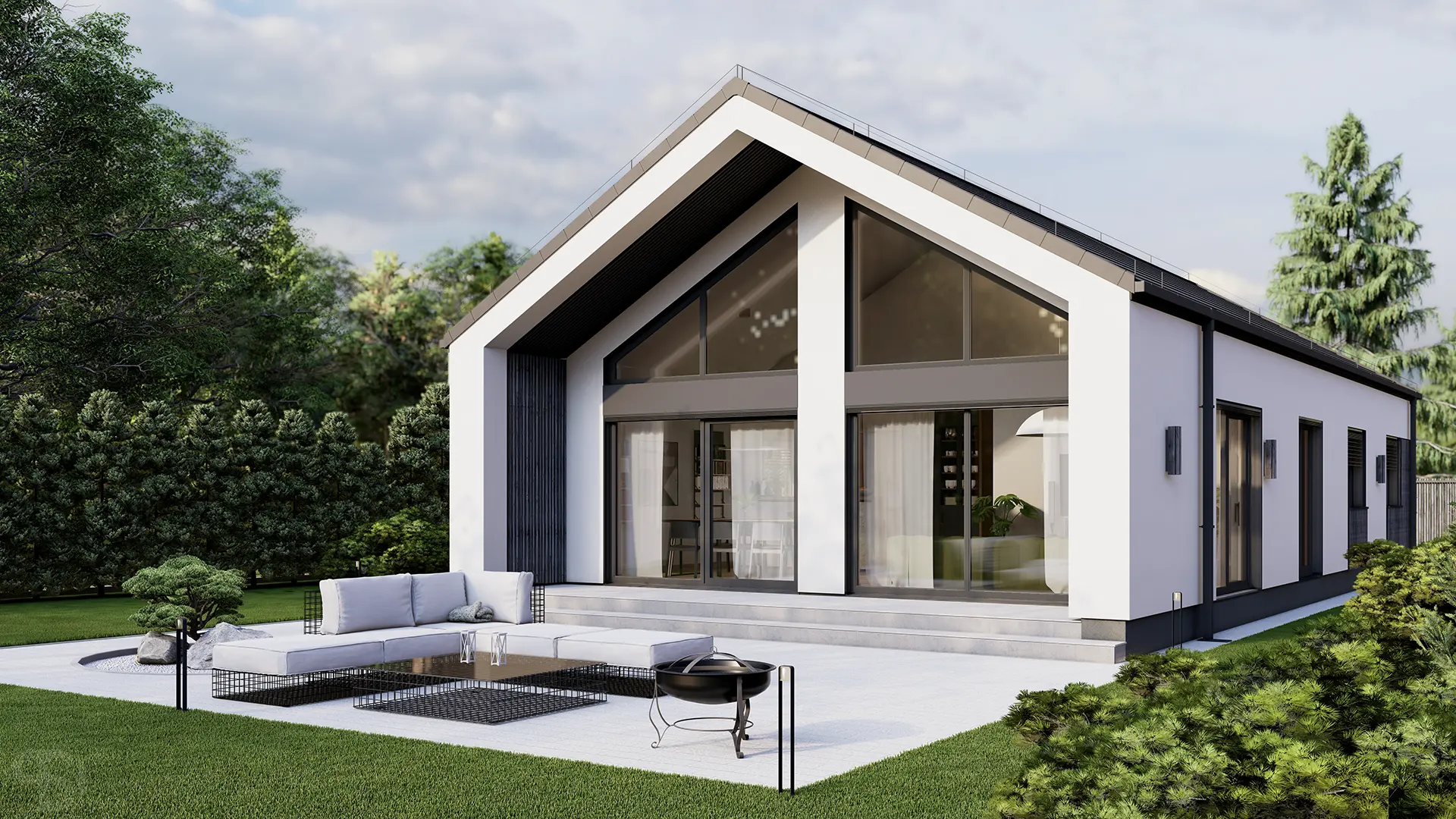Projekt domu long s